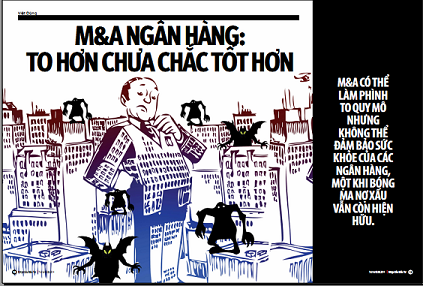 M&A Ngân hàng: To hơn chưa chắc tốt hơn